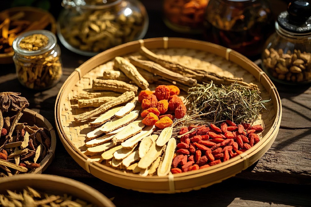 摄图网_402712257_banner_竹篮子晾晒中的中药（企业商用）.jpg